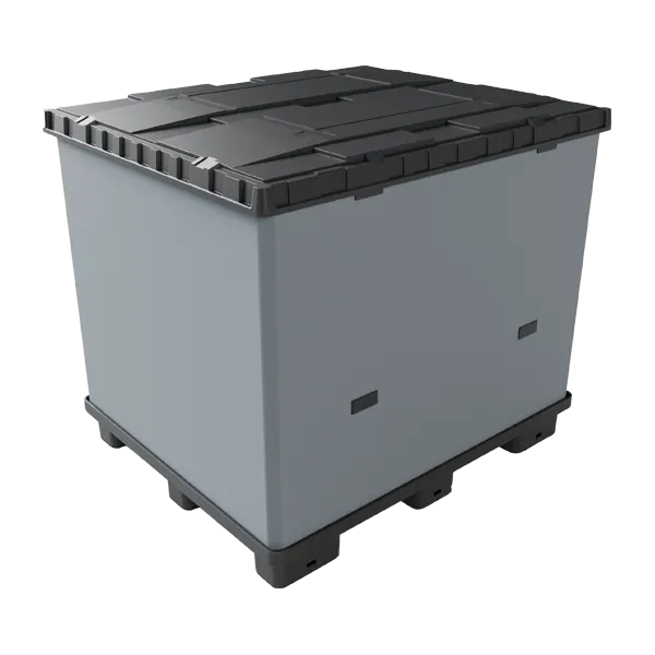 48×40 Collapsible Bulk Container, 40 in, 9-Leg