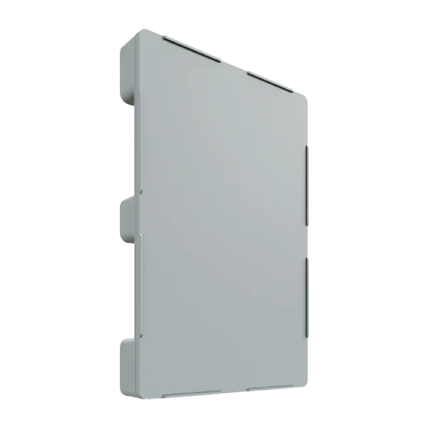 47×31 Food-Grade Pallet, Closed Deck, 9-Leg