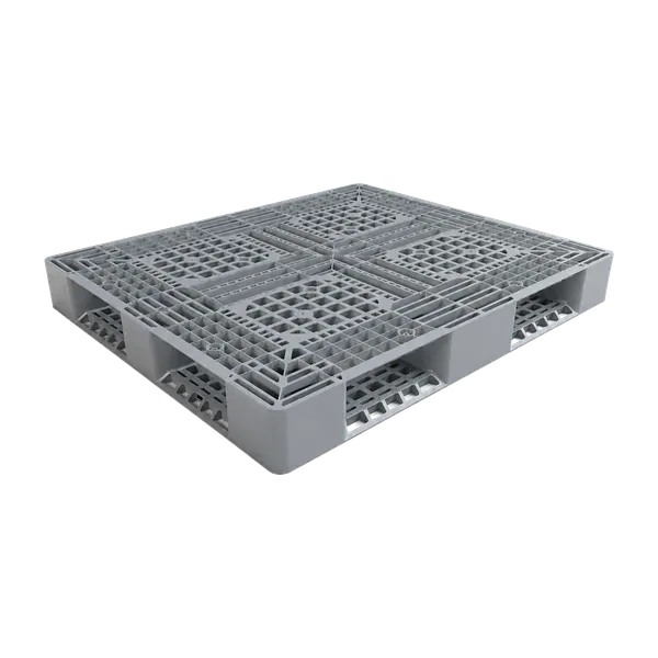 51×43 Heavy-Duty Pallet, Open Deck, 6-Runner, Heavy Section