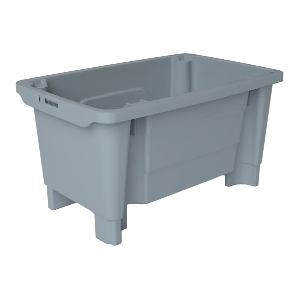 47×31 Nestable Bulk Container, 25 in, 5-Leg