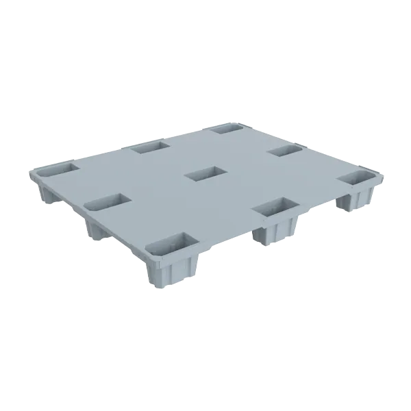 47×31 Nestable Pallet, Closed Deck, 9-Leg