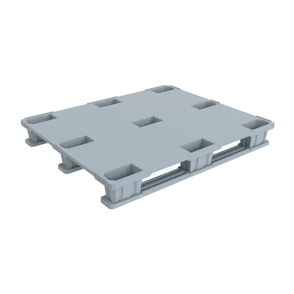 48×40 Nestable Pallet, Closed Deck, 3-Runner