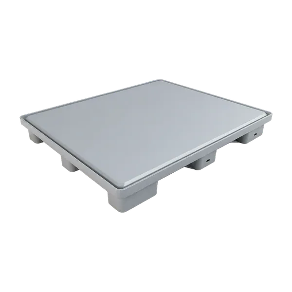 48×40 Rackable Pallet, Closed Deck, 9-Leg