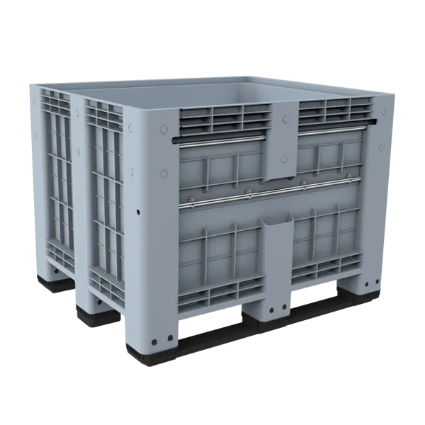 48×40 Rigid Bulk Container, 36 in, Drop Door