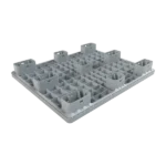 48×40 Industrial Plastic Pallet – Lightweight Closed Deck - Image 3