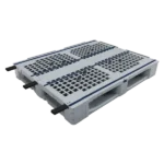 48×40 Industrial Plastic Pallet – Three Parallel Profiles (5 Runner) - Image 4
