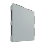 48×40 Hygienic Plastic Pallet – Closed Deck (3 Runners)