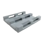 48×40 Hygienic Plastic Pallet – Closed Deck (3 Runners) - Image 3