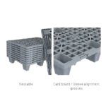 30 x 23 Nestable Display Plastic Pallet – Lightweight - Image 6