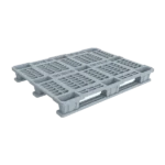 48×40 Nestable Plastic Pallet – Lightweight (3 Runners) - Image 2