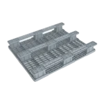 48×40 Nestable Plastic Pallet – Lightweight (3 Runners) - Image 4