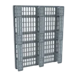 48×40 Nestable Plastic Pallet – Lightweight (3 Runners) - Image 3
