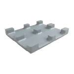 48×40 Hygienic Plastic Pallet – Closed Deck (9 Legs) - Image 3