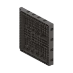 24 × 24 Adjustable Plastic Column Formwork – Reusable Column Mold